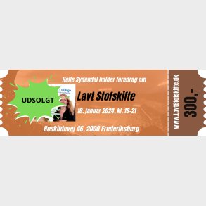 𝐊𝐛𝐞𝐧𝐡𝐚𝐯𝐧: 18. januar 2024, kl. 19-21, Foredrag om lavt stofskifte